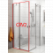 Ravak CHROME CRV2-90 sprchové dvere pre rohový s. kút, krídlové, Biela,Transparent+vešiak