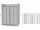 Ravak BLDP4-150, 4-dielne sprchové dvere do niky, posuvné, 150x190 Satin,Transp +vešiak