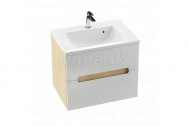 Ravak CLASSIC II SD 600 umývadlová skrinka breza/biela lesklá, do kúpeľne