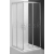 Roth PXS2L 90cm posuvné sprchové dvere Ľavé, výška 185cm, Brillant, číre sklo
